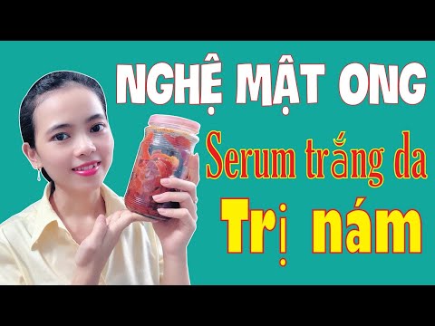 Mặt nạ NGHỆ MẬT ONG TRẮNG DA TRỊ NÁM chuẩn cả đời ( serum trắng da trị nám tại nhà)