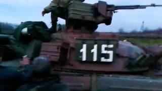 Видео г.Родинское самооборонцы ловят украинский танк от mayo, Родинское, Украина
