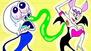 Face Oddity Creepy Halloween Compilation 2022 Pencilmation Cartoons