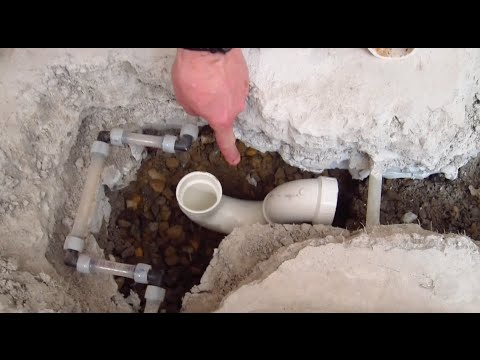 How To Install Shower Drain Pipe Part 1 Youtube