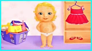 Baby Care Fun And Play Bathtime Make Food Dress Up - Baby Games For Children