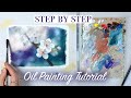 Oil Painting Tutorial For Beginners | How to Paint Blossoms & Blurry Backgrounds