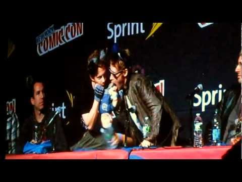 Seth Green and Macaulay Culkin Robot Chicken Panel 2011 New York Comic 