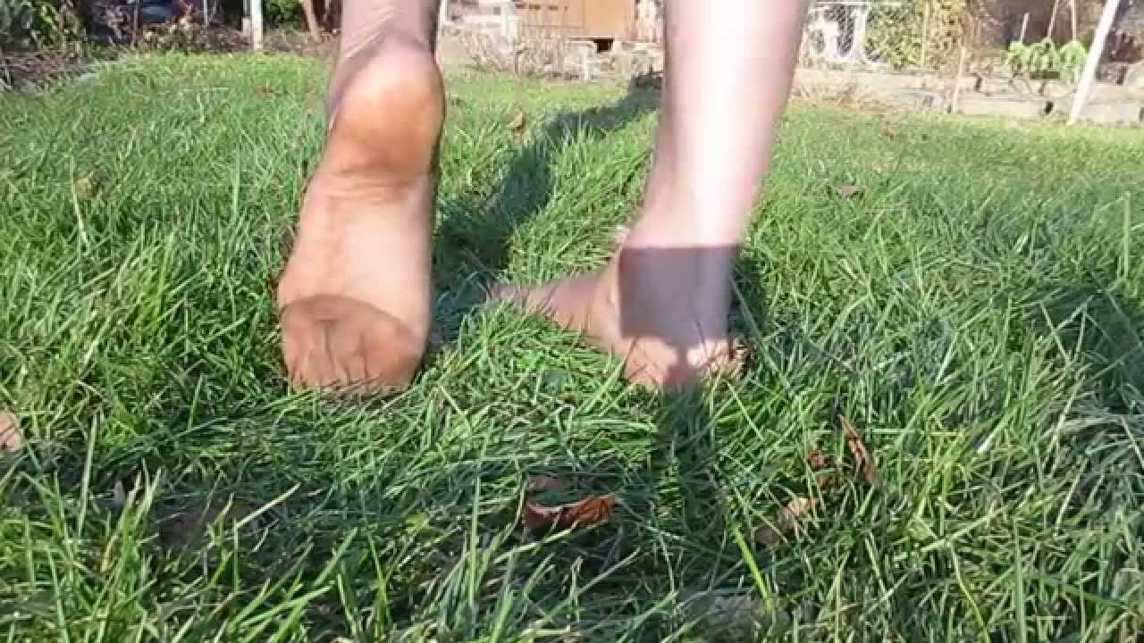 Trampling ballbusting cock crush barefoot