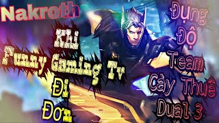 Một trận đấu Đẳng Cấp! Là bản lĩnh Click vào nút Đi Đơn chống chọi Team Cày Thuê Dual 3! Quất 👏