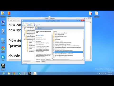How to enable registry editor and task manager in Windows
