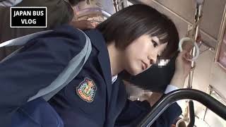 My younger sister is going to school with her teacher. (JAPAN BUS VLOG Vida Japo