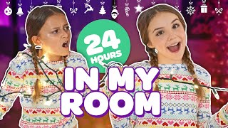 FUNNY 24 HOUR OVERNIGHT ROOM CHALLENGE (Christmas Room Tour 2018)?? | Piper Rockelle