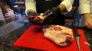 MYK Gastro Arena Kuzu Parçalama (Bölüm 2)kuzu kol ve but etlerinin açılması, eti