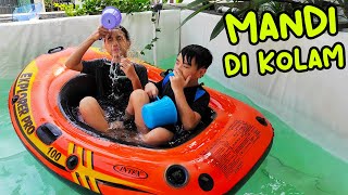 BERENANG & MANDI APUNG DI KOLAM RENANG BARENG SEPUPU !! Vlog Lucu | CnX Adventur