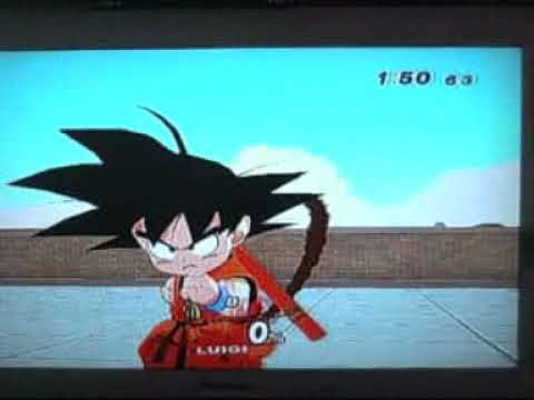 Kid Goku In Brawl Update Ssbb  Wmv