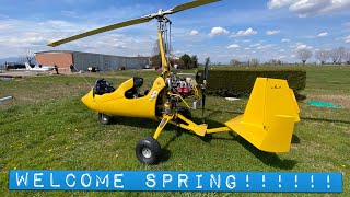 Gyrocopter - Autogiro Ela07 - Welcome Spring Time - April 2022