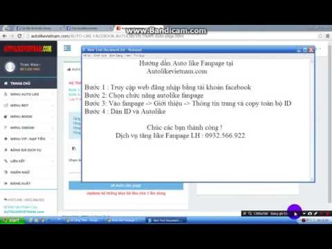 Hướng dẫn Hack Like Fanpage Việt Nam 2016 - traodoilike.vn