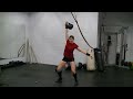 Long Cycle 2/2 12 reps per min 44# comp bell