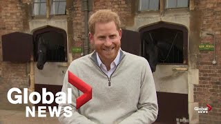 Prince Harry says he and Meghan Markle had a baby boy
