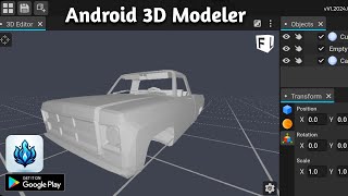 3D Моделирование На Телефоне 2024 Новая Программа Blender На Минималках Itsmagic Vision Experimental
