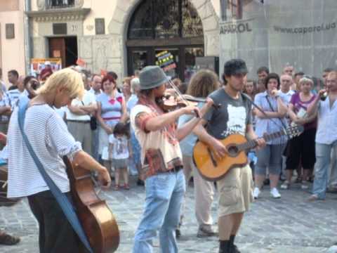 Old Drunk Man Busts Moves in Lviv, Ukraine