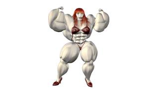 3D Animation Female Bodybuilder - No.4