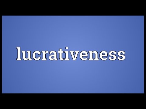 Header of lucrativeness