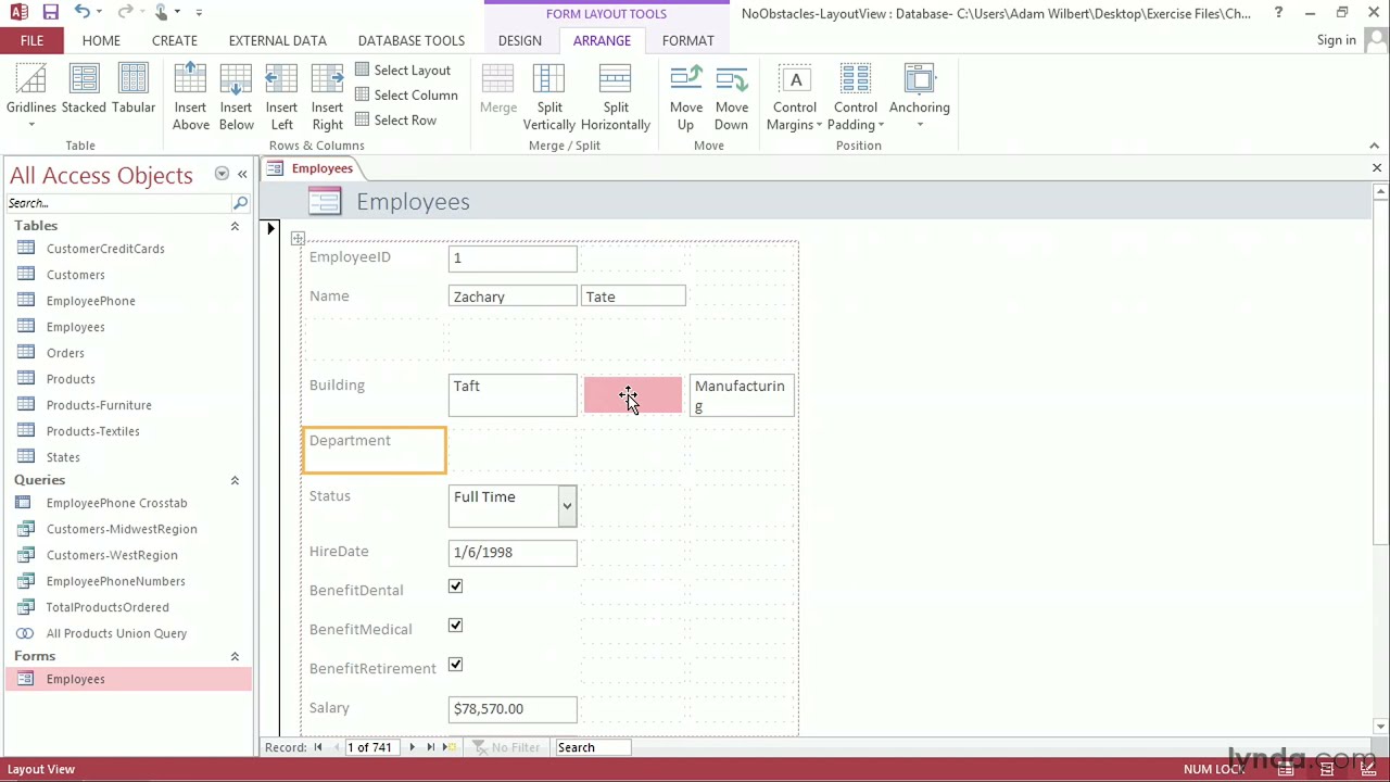 microsoft access 2013 tutorial video