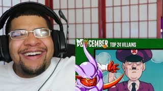 Dragon Ball Z Top 24 Villains Part 1 Team Four Star REACTION