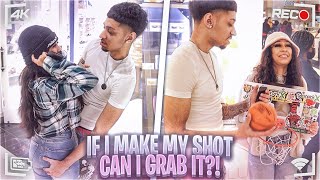 CAN I GRAB IT IF I MAKE MY SHOT? 🍑🙉 | Public Interview