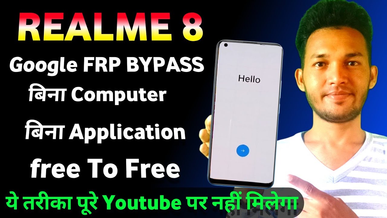 Realme 8 (RMX3085) Frp Bypass Realme UI 2.0 | Google Realme 8 (RMX3085) Frp Bypass Realme UI 2.0 | Google