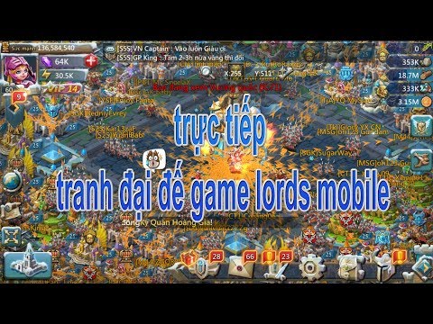 hiếu cùi bắp trực tiếp đánh chiếm đại đế game lords mobile 😱😱😱