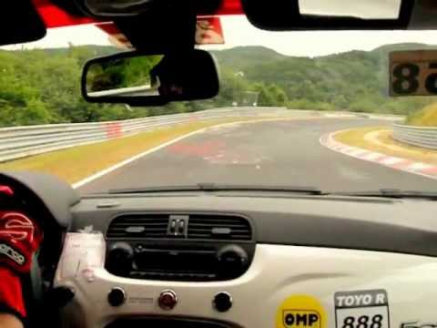 Fiat 500 Abarth N rburgring Nordschleife trackday 2010