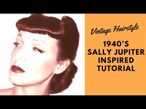 Diamonds and Dames~Episode 4~ Sally Jupiter 'Vargas Girl' Hairstyle