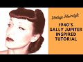 Diamonds and Dames Does: Sally Jupiter- 'Vargas Girl' Hairstyle