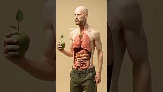 Apples Journey Inside A Transparent Human Body