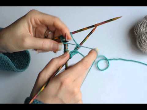 comment tricoter rond avec 3 aiguilles
