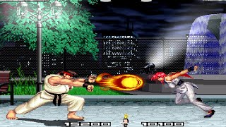 Mugen - Kf Girl Vs. Ultimate Ryu - Close Battle