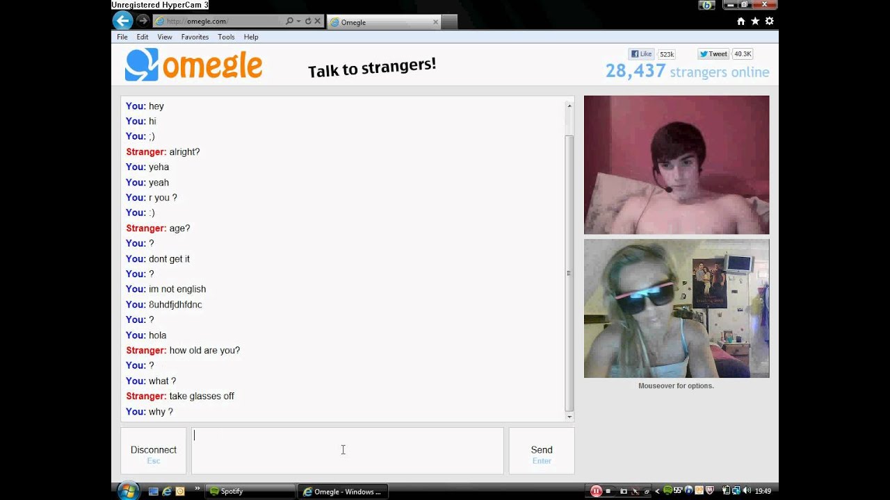 Omegle dickflash three girls watch images