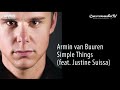 Video Armin van Buuren - Simple Things feat. Justine Suissa