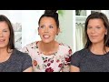 LUXURY vs. DRUGSTORE DUPES on my TWIN SISTERS