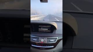 Mercedes Karlı Snap - S Cl Ankara Yolunda Karlı Hava