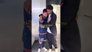 Ronaldinho and Messi 😢#football