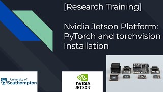 Research Training Nvidia Jetson Platform Pytorch And Torchvision Installation