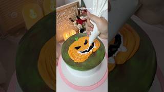 Pumpkin Face Cake Halloween Ercream Art