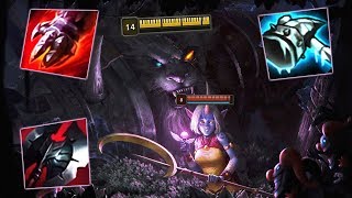 DEVASTATING HP TANK RENGAR BUILD ! 3500+ HP 350+ AD ! *STILL ONESHOTS* RENGAR TOP GAMEPLAY / GUIDE