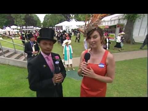 Suzi Perry Ascot Sexy Tight Red Dress 15Jun11