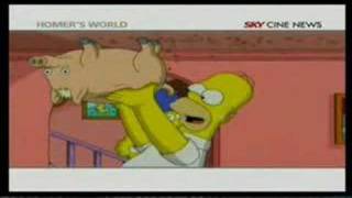 Video Spider cerdo The Simpsons