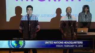 "I Sell the Shadow" performance at the United Nations