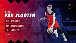 Luc van Slooten | Highlights from his game at Wolmirstedt with Rasta Vechta 2 | 17.11.2018