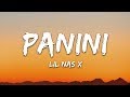 Lil Nas X -  Panini (Lyrics)