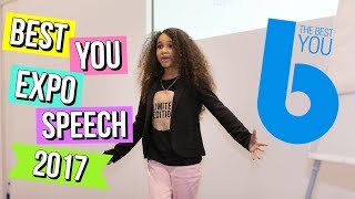 My Official Speech @BESTYOU EXPO | Inspiring Vanessa