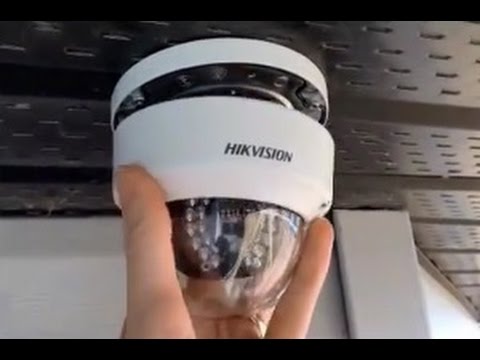 HIKVISION Dome PoE IP Camera Installation Guide DS 2CD2132-I - YouTube