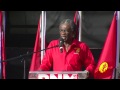 The Honourable Orville London at PNM Woodford Square Public Meeting. The Honourable Orville London at PNM Woodford Square Public Meeting.
